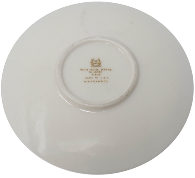 Harry S. Truman White House Saucer, in Fine Condition